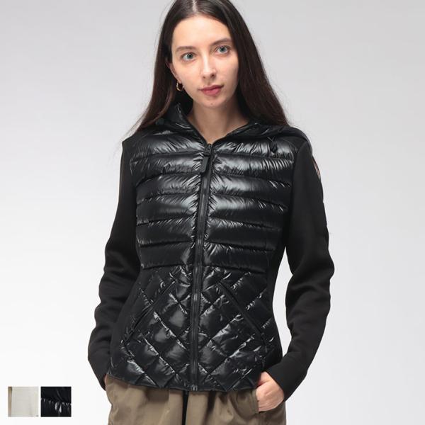 マッカージュ MACKAGE レディース ダウンジャケット 袖ロゴ 異素材切替 AGATHA MKGLAGATHA6