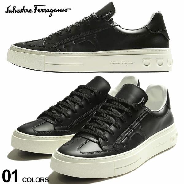 Ferragamo 22AW NUMBER ガンチーニ レザースニーカー Ferragamo 22AW NUMBER ガンチーニ レザースニーカー (FERRAGAMO
