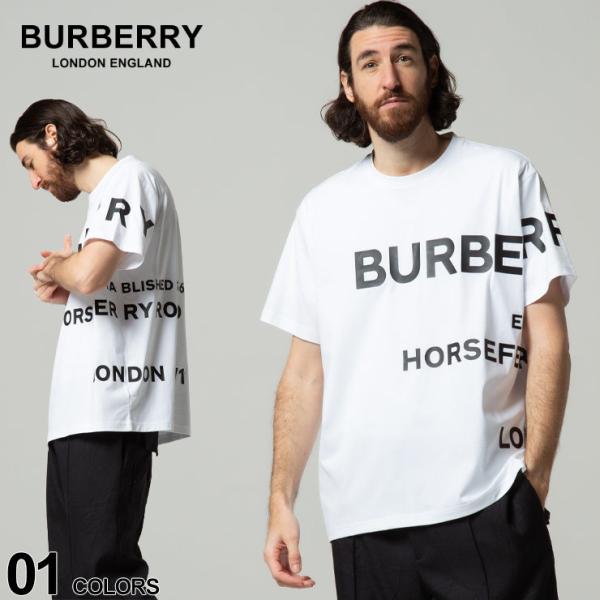 専用BURBERRY バーバリー ロゴプリント オーバーサイズ　半袖 Tシャツ BURBERRY バーバリー Tシャツ ロゴプリント コットン オーバー