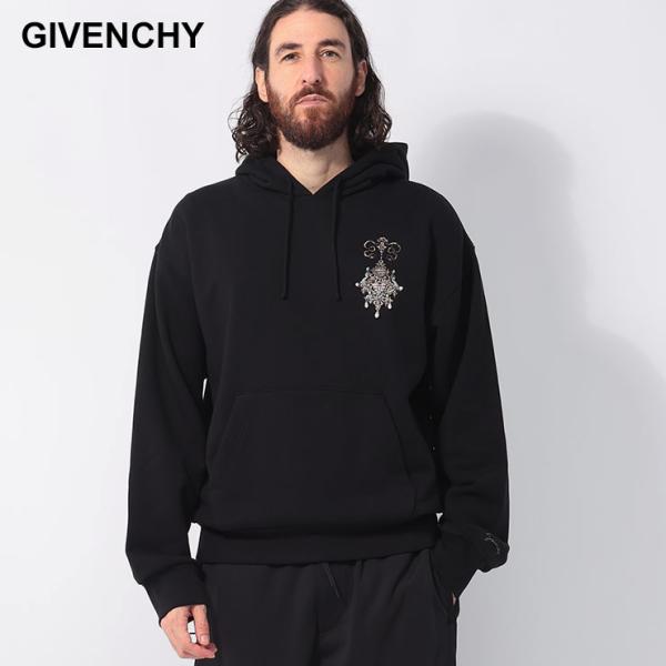 GIVENCHYロゴ フリース スリムスウェットシャツトレーナー