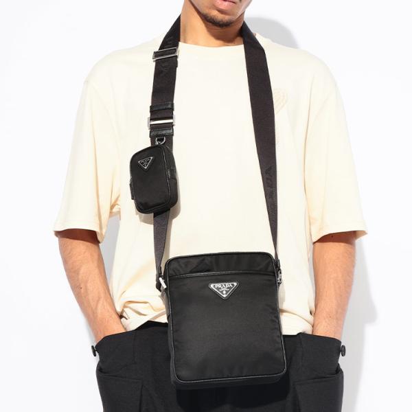 極美品　ＰＲＡＤＡショルダー プラダ PRADA PRADA ショルダーバッグ BRIQUE ブリック 2VH173 NOO 9Z2