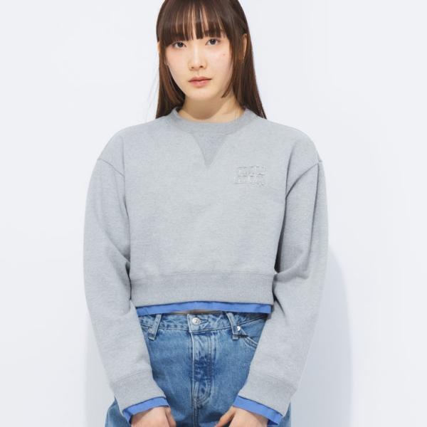 miu ミュウミュウ トレーナー MIU レディース 異素材切り替え