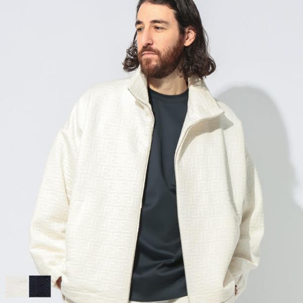 FENDI（フェンディ） ブルゾン メンズ モノグラムロゴ フルジップ