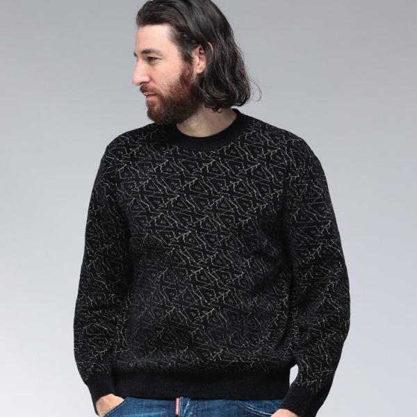 ARMANI EXCHANGE アルマーニ エクスチェンジ ニット ジャガードロゴ