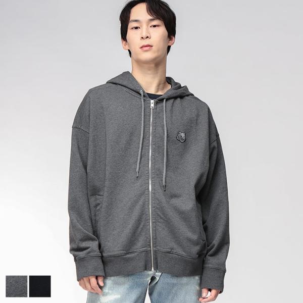 MAISON KITSUNE（メゾン キツネ） パーカー メンズ スウェット 刺繍