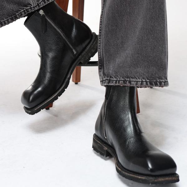 Our legacyエンジニアブーツ OUR LEGACY | HIGH ENGINE BOOT / BLACK TENSILE CATTLE HIDE レザー