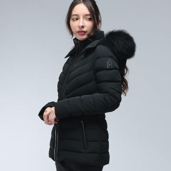 Mackage マッカージュ ダウン ブルゾン レディース ロゴ フォックス