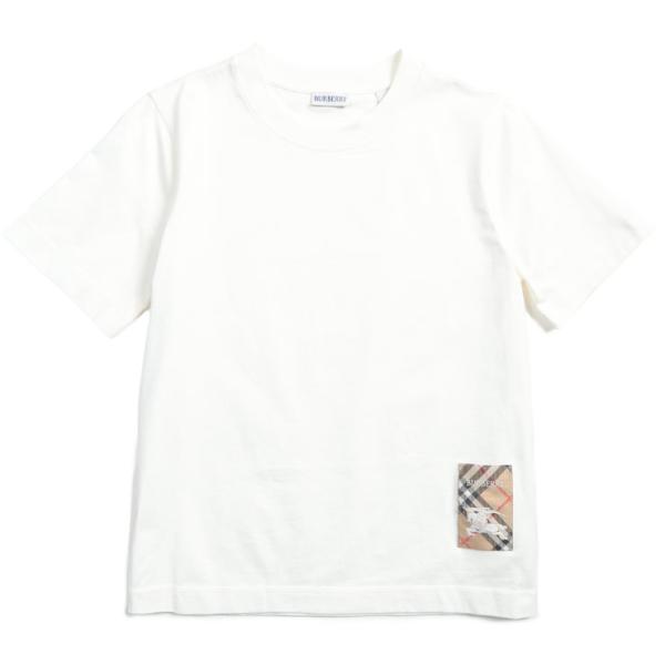BURBERRY（バーバリー） レディース Tシャツ 半袖 ロゴ 刺繍 チェック