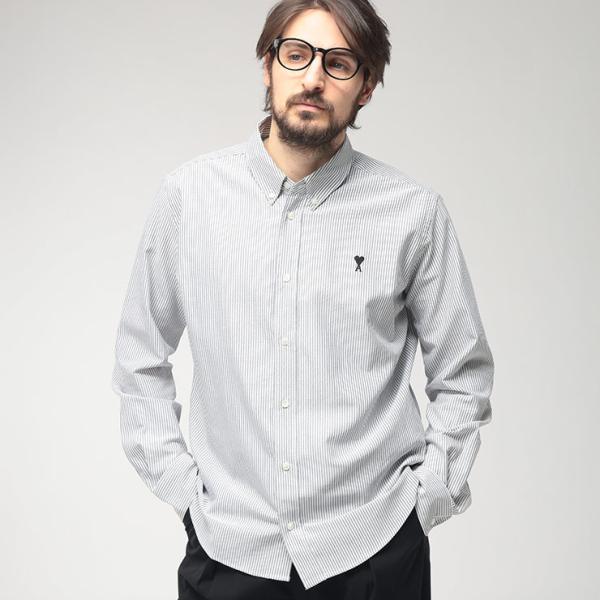 AMI Alexandre Mattiussi アミパリス AMI PARIS メンズ シャツ 長袖