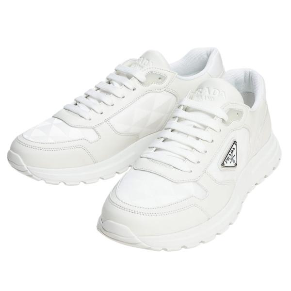 PRADA（プラダ） メンズ スニーカー トライアングルロゴ PR2EE4443LNW