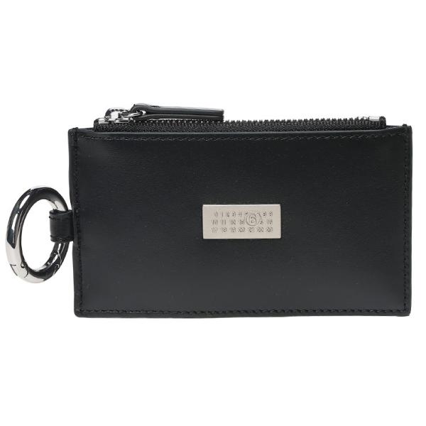 エムエムシックス メゾン マルジェラ MM6 Maison Margiela レディース カードケース レザー メタルロゴ MM6LSA6UI0031