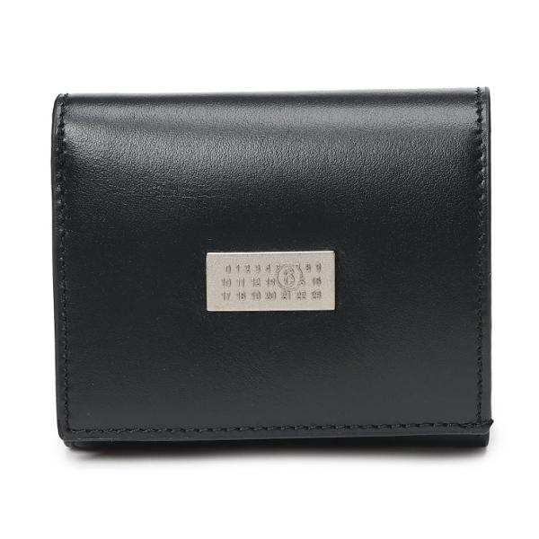 エムエムシックス メゾン マルジェラ MM6 Maison Margiela レディース 財布 レザー メタルロゴ ニューメリック MM6LSA6UI0030