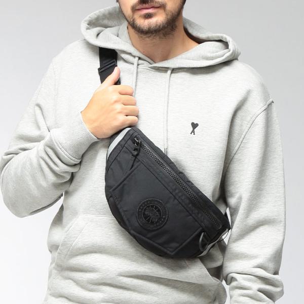 カナダグース CANADA GOOSE メンズ ウエストバッグ ウェスト パック ブラックレーベル ポーチ CG8833UB