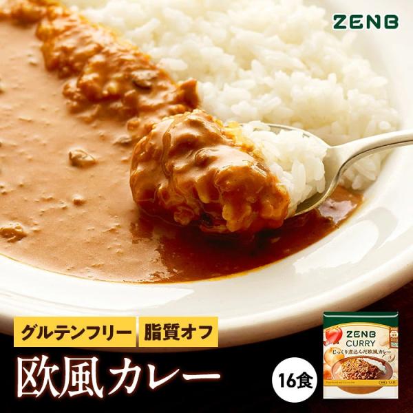 ZENB ゼンブ 欧風カレー 16食 送料無料 カレー グルテンフリー 脂質オフ レトルトカレー カレー レトルトプラントベース 動物性原料不使用 食物繊維