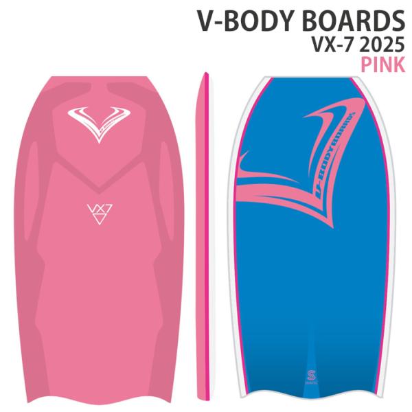 ■商　品：V-BODY BOARDS VX-7　2025モデル■サイズ：93cm・95cm・97cm・99cm・101cm■カラー：ピンク※在庫僅少につきご注文前に在庫の有無をお問い合わせいただけると幸いです※商品の詳細は「商品説明」にてご...