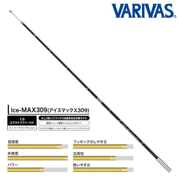 VARIVAS（バリバス） グラファイトワークス ワカサギ穂先 Ice-MAX309