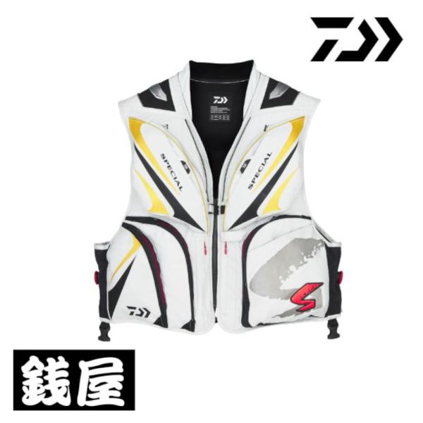ダイワ DV-1124F スペシャル バリアテック フロートショートベスト ライトグレー XL zeniya-tsurigu_4550133456442