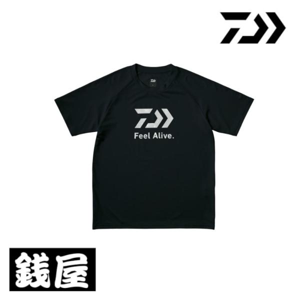 DAIWA（ダイワ） DE-3925 Feel Alive. ドライTシャツ ブラック XL