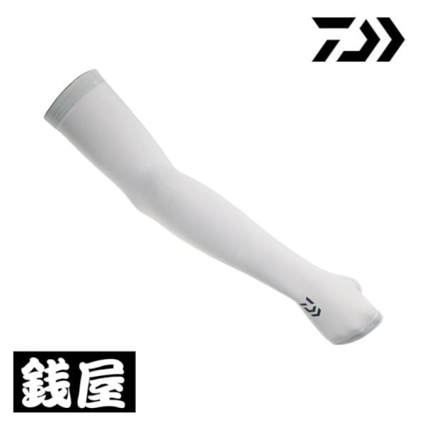 ダイワ アイスドライ アームカバー 指スリット付き DA-7725 ライトグレー M
