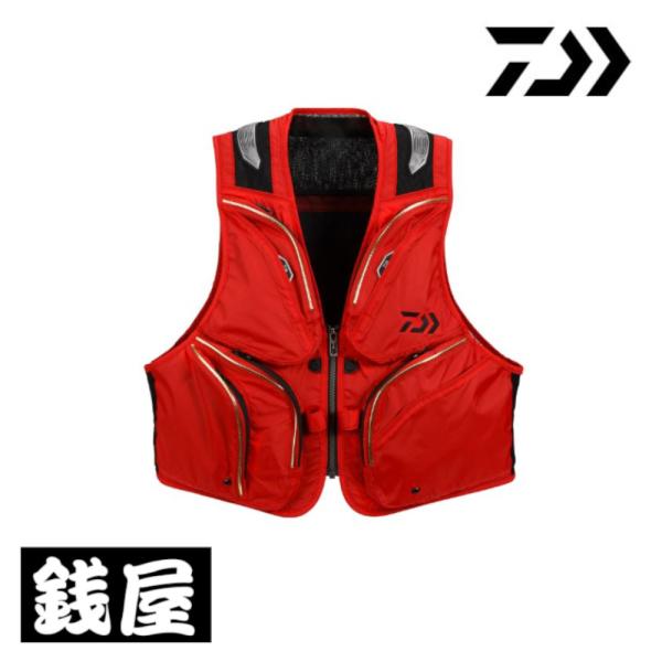 Daiwa SPECIAL フィッシングベスト ブラック/レッド/ゴールド Daiwa SPECIAL フィッシングベスト ブラック/レッド/ゴールド