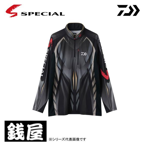 ダイワ DE-7025 スペシャルロングスリーブシャツ マスターブラック XL