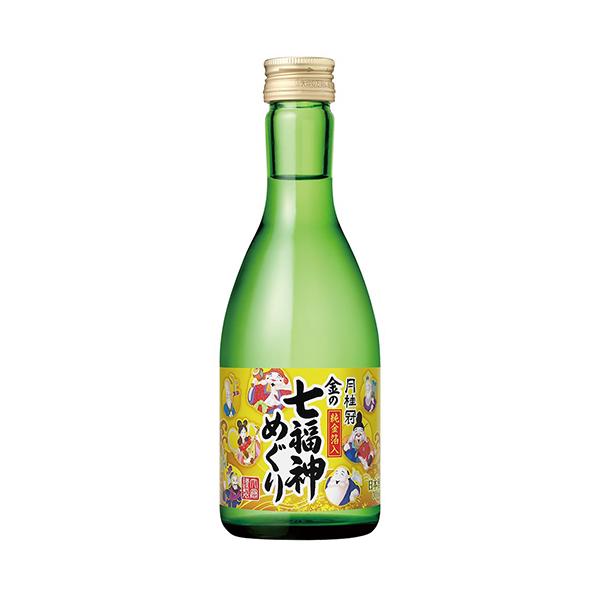 月桂冠 金の七福神めぐり 純金箔入 300ml×12本 ケース u-yu : 酒の