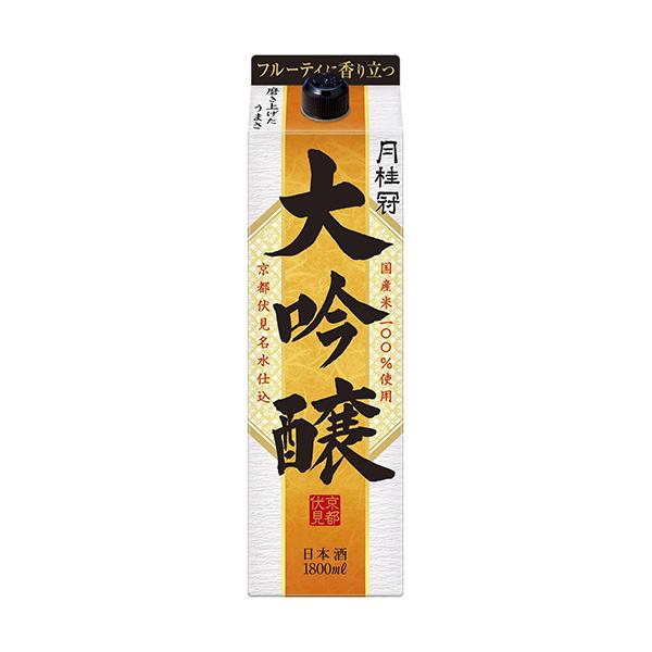 月桂冠 大吟醸 1.8Lパック 1800ml×6本 1ケース u-yu : 酒のZenjin