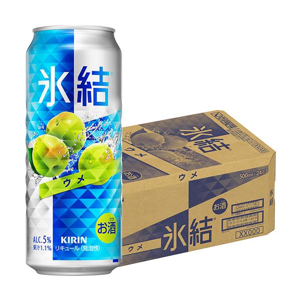 キリン 氷結 ウメ 500ml×24本 1ケース ロング缶 u-yu : 酒のZenjin