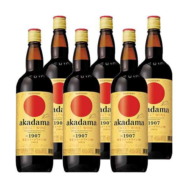 サントリー 赤玉スイートワイン 赤 キングサイズ 1.8L瓶 1800ml×6本 u