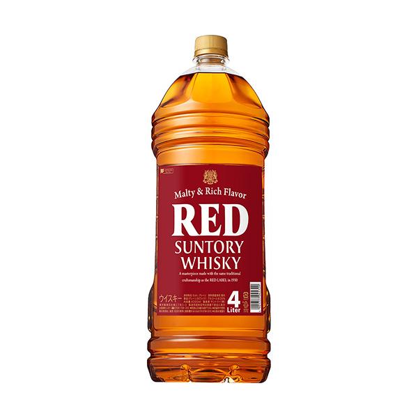 サントリー ウイスキー レッド 4L ペットボトル 4000ml×4本 1ケース u