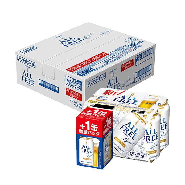 賞味期限11月末） オールフリー4缶増量ケース 350ml×24本（1ケース 