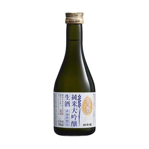 日本盛 生の贅沢 純米大吟醸 生酒 300ml×12本 1ケース u-yu : 酒の