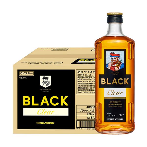 ブラックニッカクリア 700ml×12本 1ケース ブレンデッドウイスキー u-yu