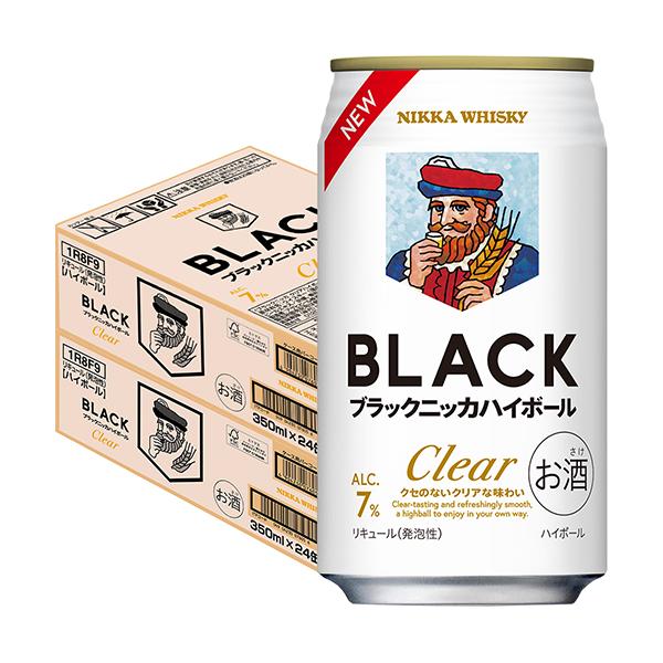 アサヒ ブラックニッカ クリアハイボール 350ml×24本 2ケース（48本