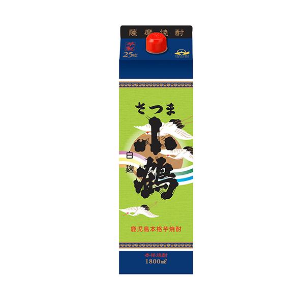 小正醸造 芋焼酎 さつま小鶴 1.8Lパック 1800ml×6本 u-yu
