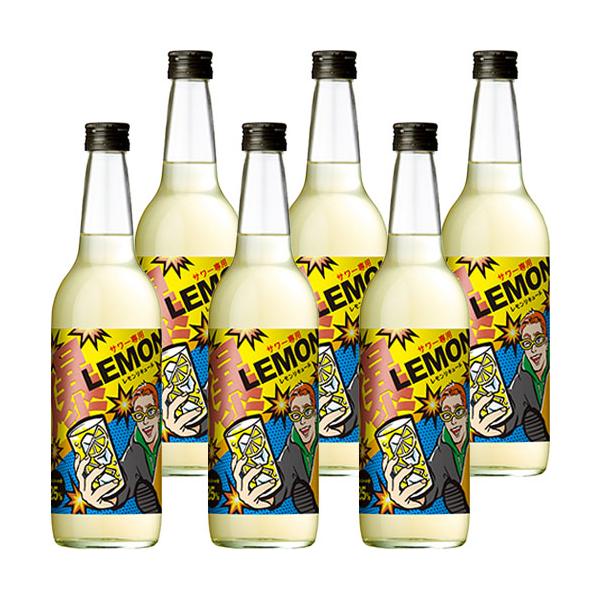 小正醸造 小鶴 サワー専用 爆レモン 25度 600ml×6本 1ケース u-yu : 酒