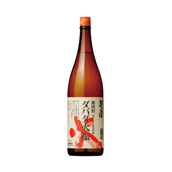 無手無冠 栗焼酎 ダバダ火振 1.8L瓶 1800ml u-yu