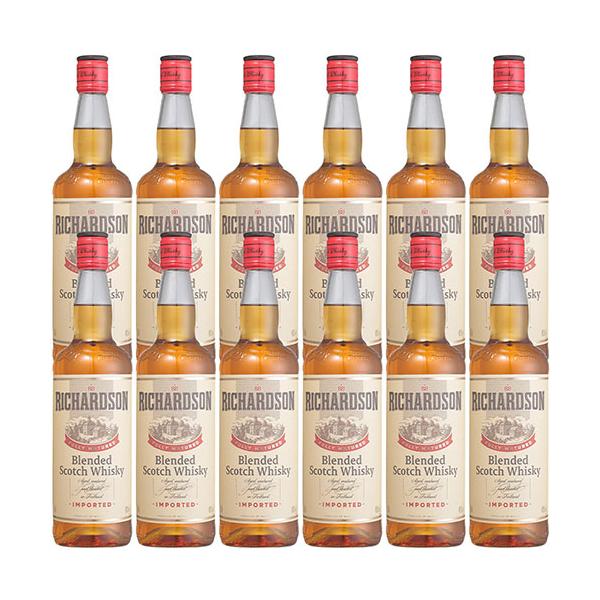 リチャードソン 700ml×12本 ブレンデッド スコッチウイスキー u-yu