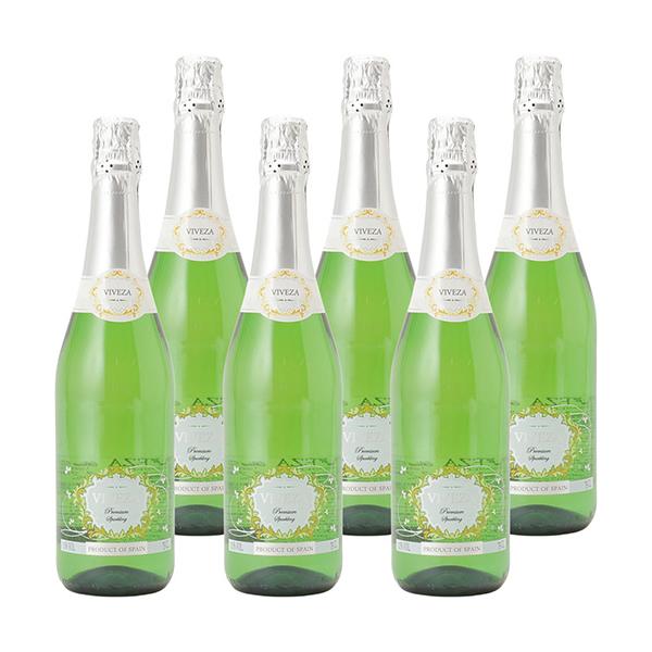 1本あたり660円） ヴィヴェーサ スパークリング ブリュット 750ml×6本