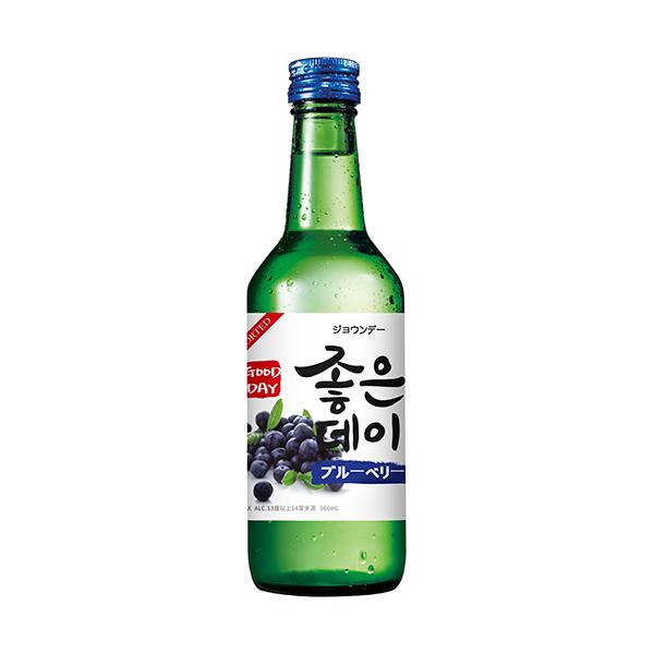 商品詳細品名ウリスル　ジョウンデー　ブルーベリー商品説明天然ブルーベリー濃縮液が含まれているカクテルのような飲み心地の焼酎です。ロック、ソーダ割りがおすすめです。容量360mlアルコール度数13.5％原材料精製水、酒精、液状果糖、ブルーベリ...