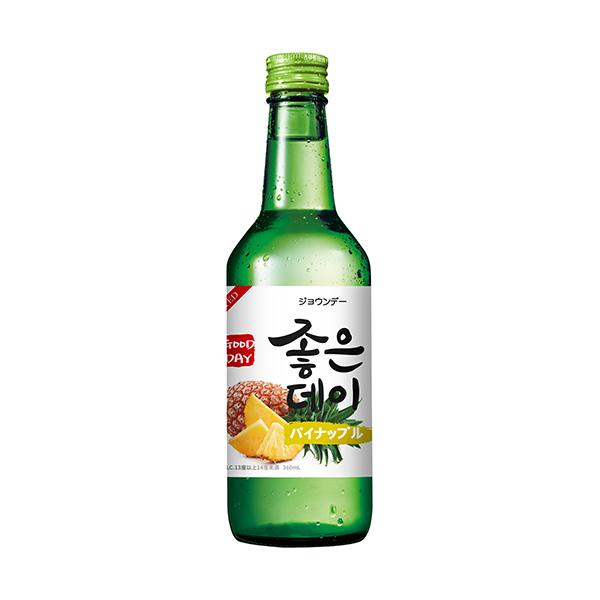 商品詳細品名ウリスル　ジョウンデー　パイナップル商品説明パイナップルの穏やかな酸味と甘い香りを添加したカクテルのような飲み心地の焼酎。ロック、ソーダ割りがおすすめです。容量360mlアルコール度数13.5％原材料精製水、酒精、液状果糖、パイ...