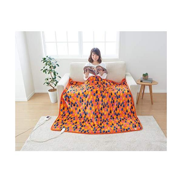 Sugibo(スギボー) 北欧テイストデザインのお洒落な Hot Blanket Wide ホットブランケットワイド SB20BW13(SO)  サンセット