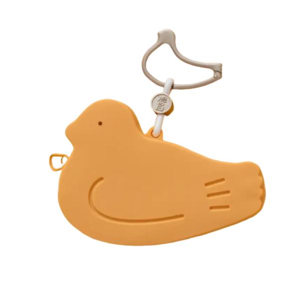 鳩の日2026 限定 はとっこ 茶 1個 シリコンポーチ ポーチ 豊島屋 鳩サブレー 8月10日 ハトの日 人気