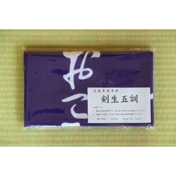 剣道 小物グッズ 面タオル 剣生五訓