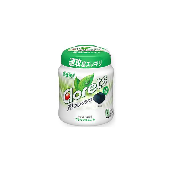 クロレッツ炭フレッシュ フレッシュミントボトル×6+レモンミントボトル×6 クロレッツ炭＜フレッシュミント＞ボトルR112g入×6個
