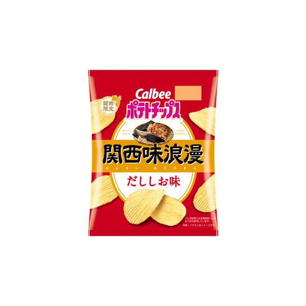堅あげポテト ポテトチップス関西味浪漫 だししお味 60g入×12袋 1