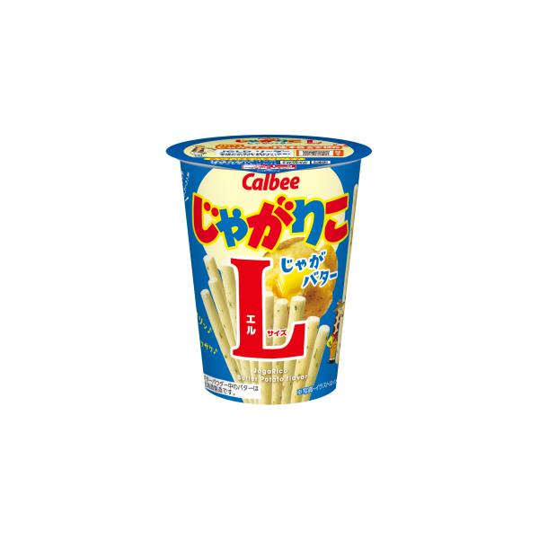 じゃがりこ じゃがりこ じゃがバター味 【Lサイズ】66g×12個入 1