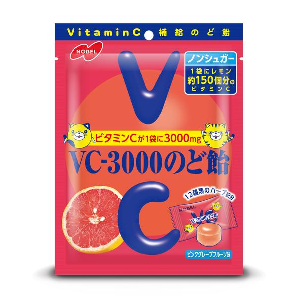 Vc 3000のど飴 ピンクグレープフルーツ 90ｇ入 1袋 ノーベル製菓 株 善野菓子店 Yahoo ショップ 通販 Yahoo ショッピング