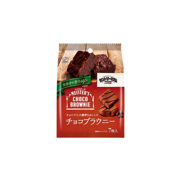 カントリーマアムマイスターズ（チョコブラウニー）　7枚入　1袋　（株）不二家　【80袋まで、１個口送料でお届けが可能です。】