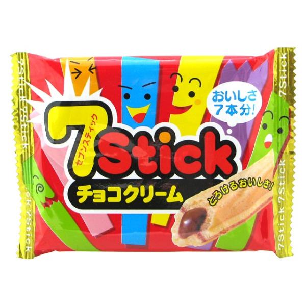 7本入りのチョコクリームがおいしいウエハースチョコです。１個あたり税別24円！！【送料の目安】　当商品のみの場合、嵩、重さ的に数量48（576個）まで　送料１個口料金で発送できます！　他の商品と同梱可能！（送料無料商品、お菓子袋詰め、メーカ...